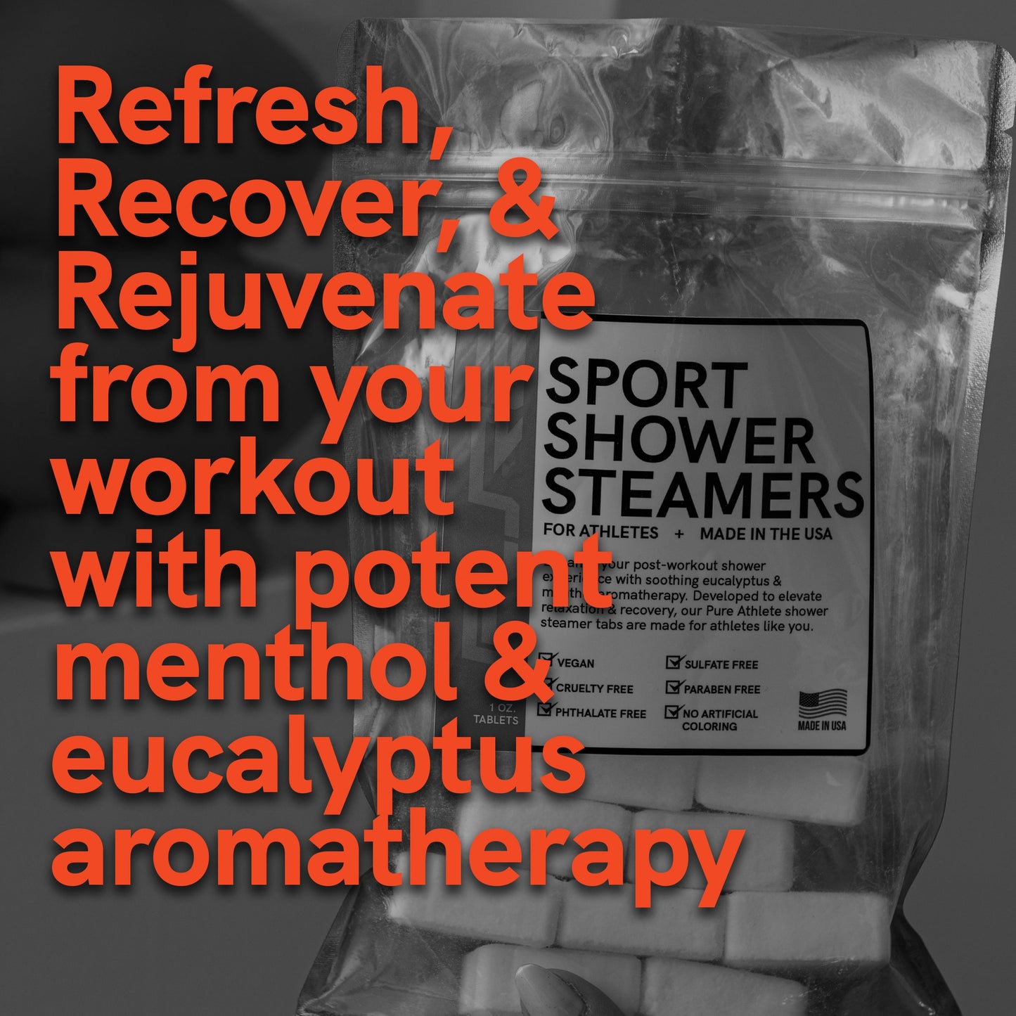 Pure Sport Shower Steamers (12 Tab Pack)